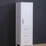 Royal 18 inch Wide White York Linen Cabinet